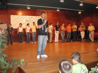 En la presentación del CIM Ciudad de Astorga, julio de 2007